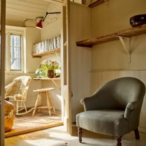 Clandon Armchair, Moss Linen