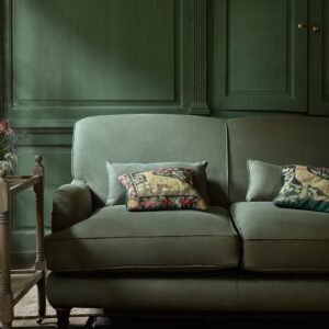 Abington Sofa, Two Seater, Moss Linen