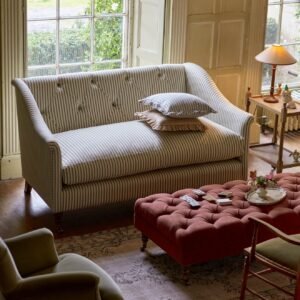 Elbert Sofa, Sage Stripe