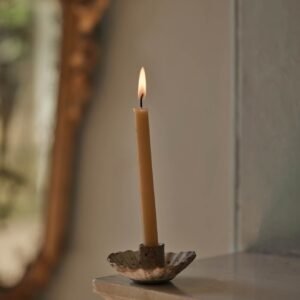 Beeswax Candles, Slim, Set of Four