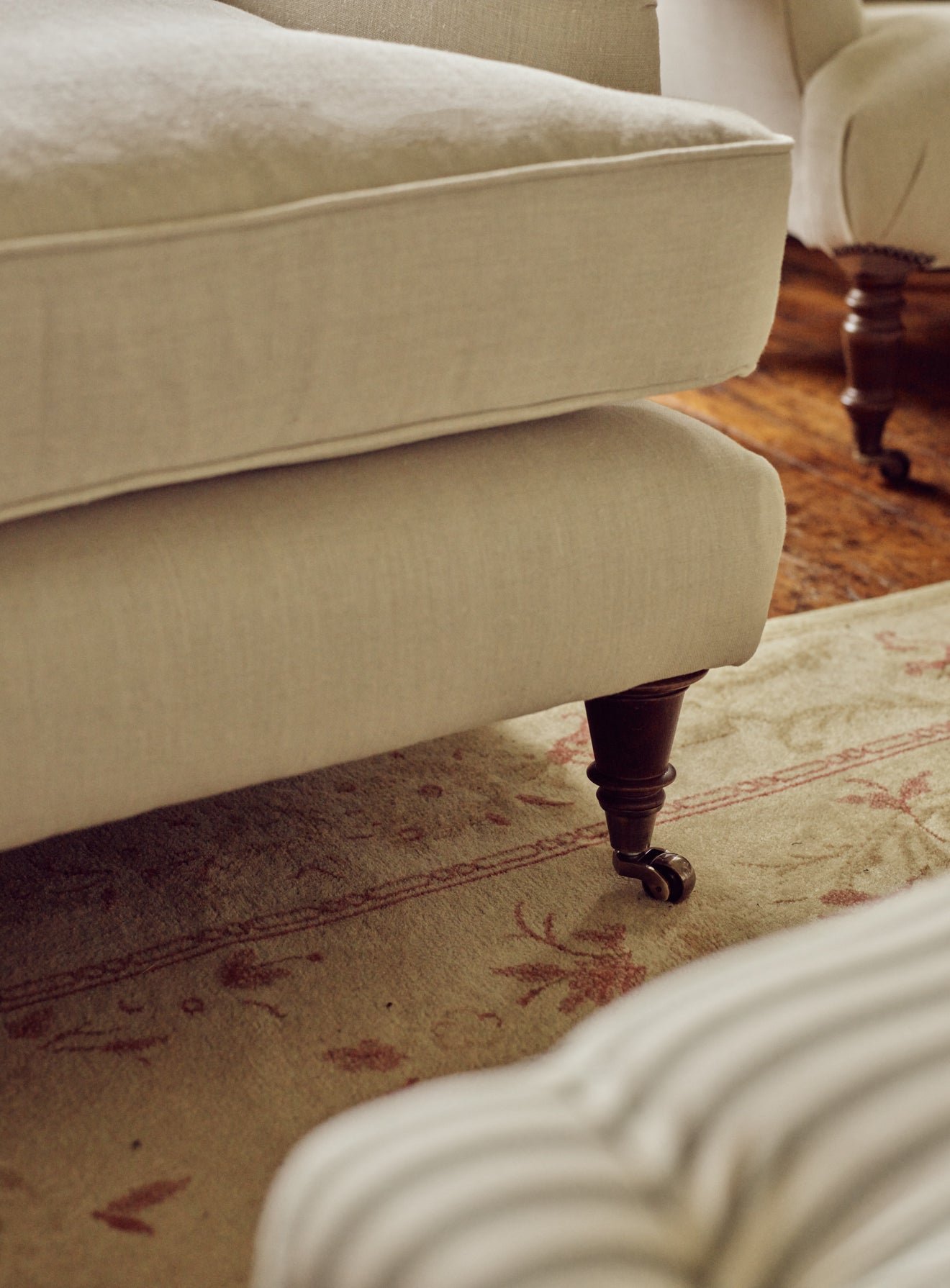 Abington Armchair, Ecru Linen - Image 7