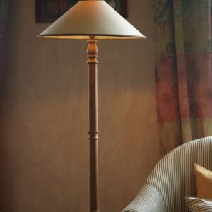 Arlo Card Lampshade, Large, Olive Trim