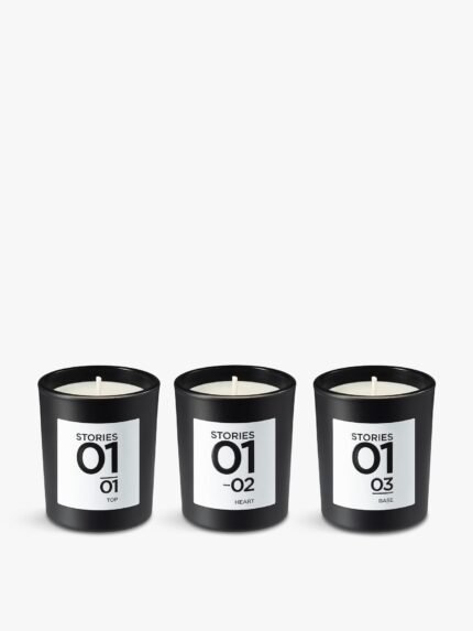No 01 Bougie Parfumee Scented Candle Trio 3x70g