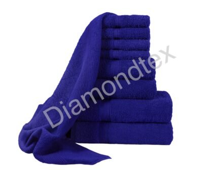 8 Piece Luxury Towel Bale Set – 500 GSM 100% Cotton Towels | Bath, Hand & Face