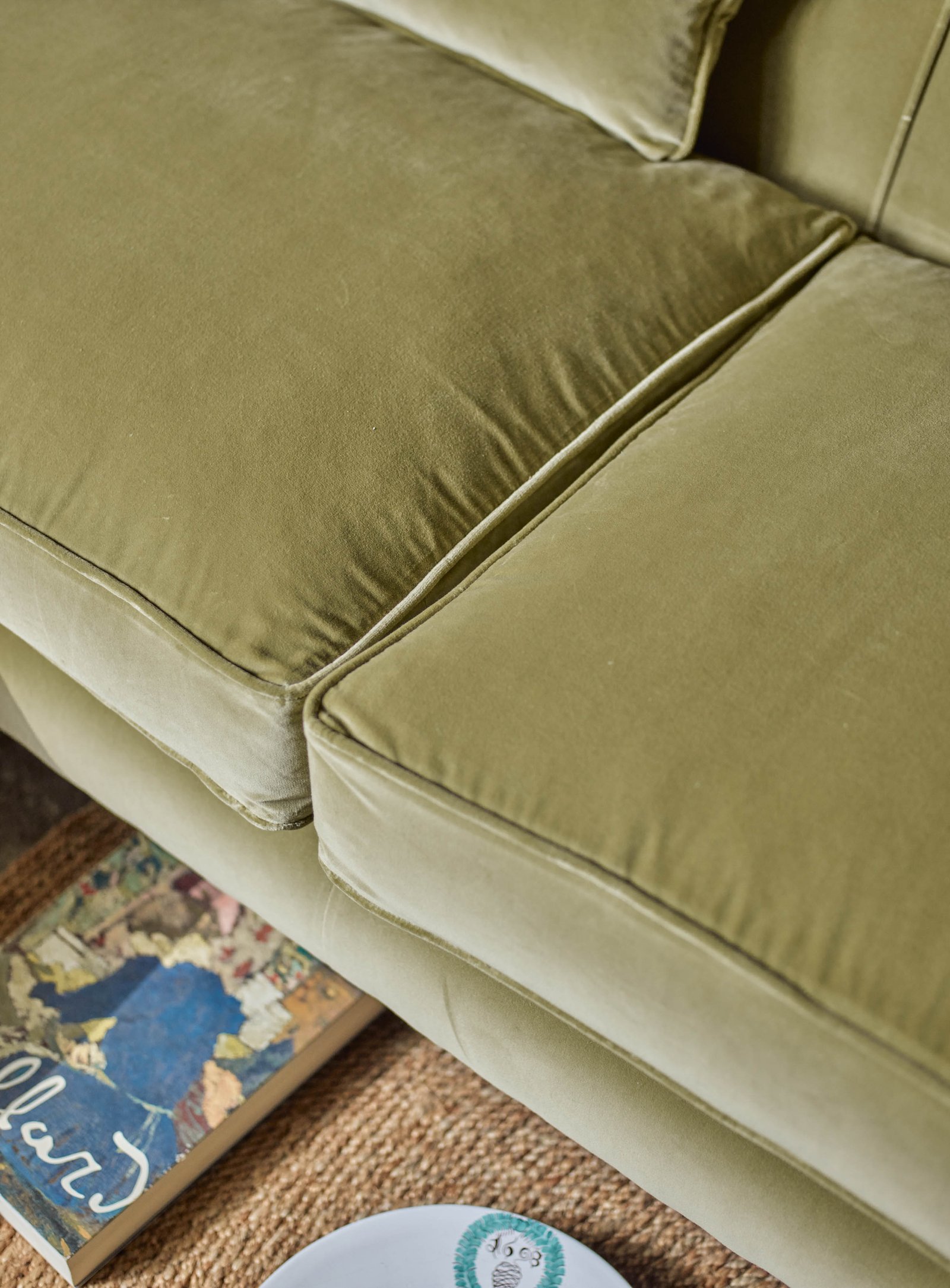 Abington Sofa, Three Seater, Rust Linen - Image 8