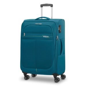 American Tourister Deep Dive Medium 68cm Suitcase Teal Lime