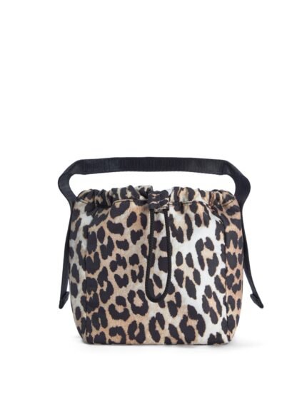 Recycled Tech Pouch Leopard Print