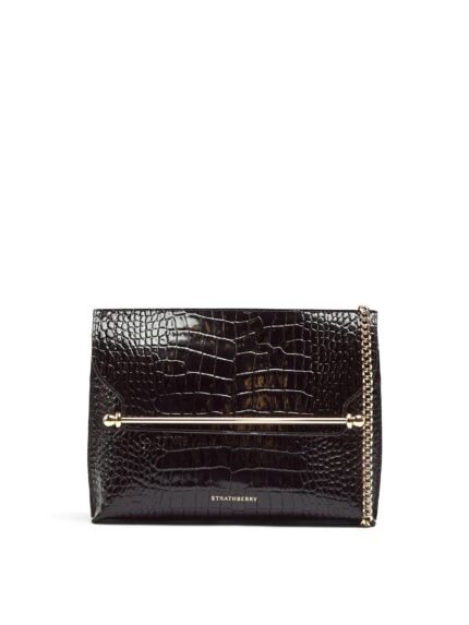 Stylist Leather Clutch Bag