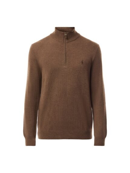 Quarter Zip Merino Wool Sweater