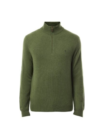 Quarter Zip Merino Wool Sweater