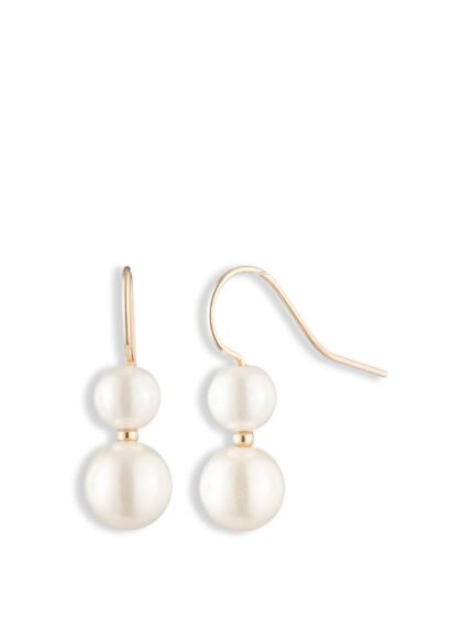Pearl Double Drop Earrings