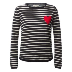 Heart Breton Sweater