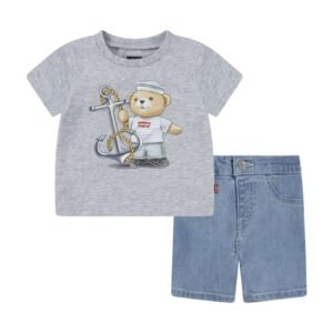 Baby Levi Anchor Denim Set