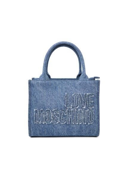 Denim Top Handle Tote