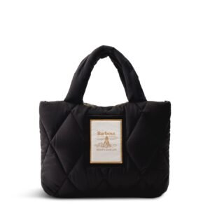 Barbour Mariah Mini Quilted Tote Bag Black