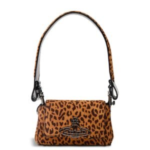 Hazel Small Handbag Leather Leopard