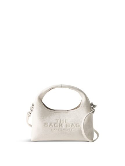 Micro Crossbody Sack Bag White
