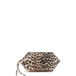 Bou Printed Grained Pouch Brown