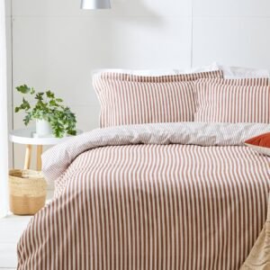 Hebden Stripe Modern Duvet Cover Collection