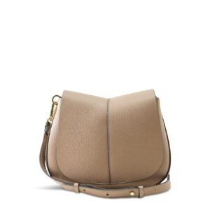 Helena Round Crossbody Beige