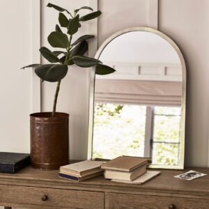 Aster Arched Mirror, Matt Nickel