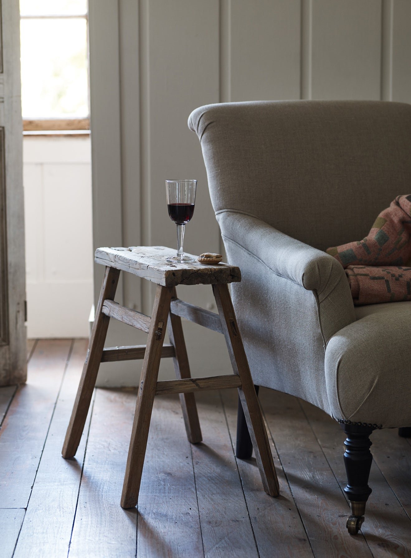 Benvy Rustic Stool, Small - Image 3