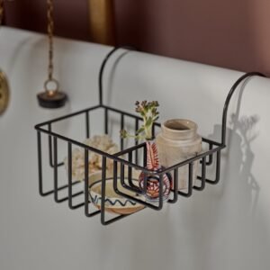 Bilton Bath Caddy, Blackened Brass