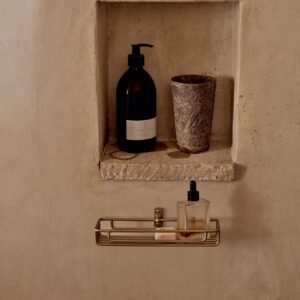 Bilton Shower Caddy, Matt Nickel