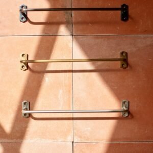 Bilton Towel Rail, Matt Nickel