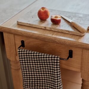 Bilton Towel Rail, Blackened Brass