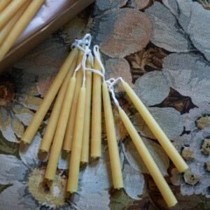 Beeswax Candles, Mini, Set of Twenty-Four