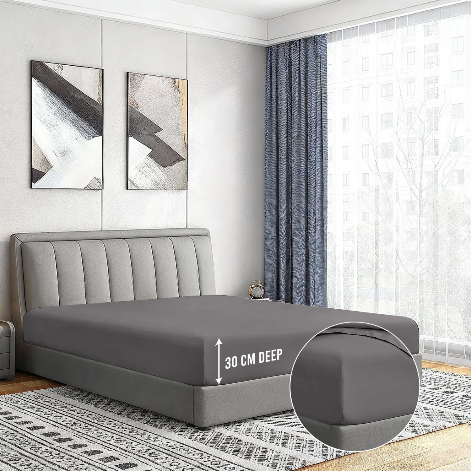 Extra Deep Fitted Sheets 30CM & 40CM - Image 6