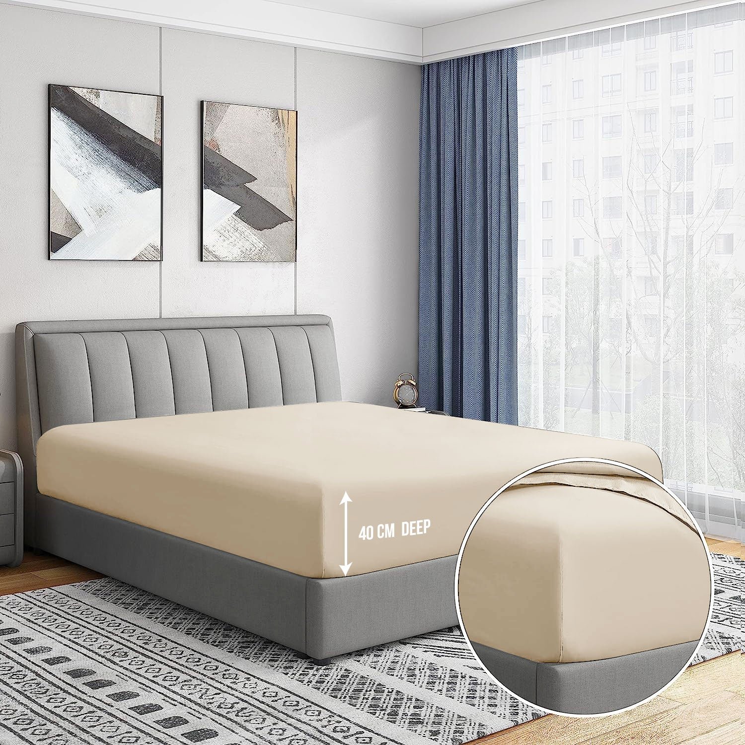 Extra Deep Fitted Sheets 30CM & 40CM - Image 72