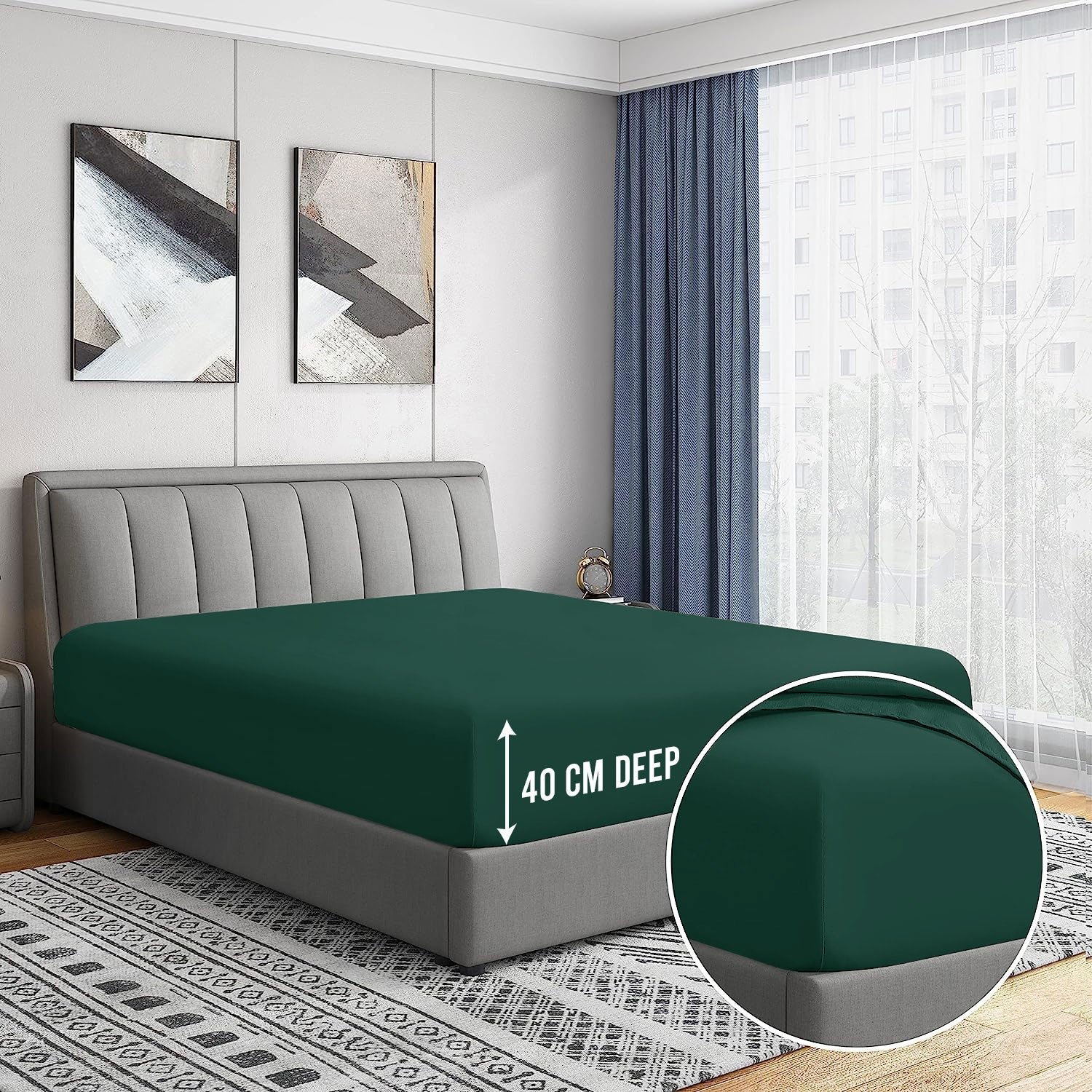 Extra Deep Fitted Sheets 30CM & 40CM - Image 53