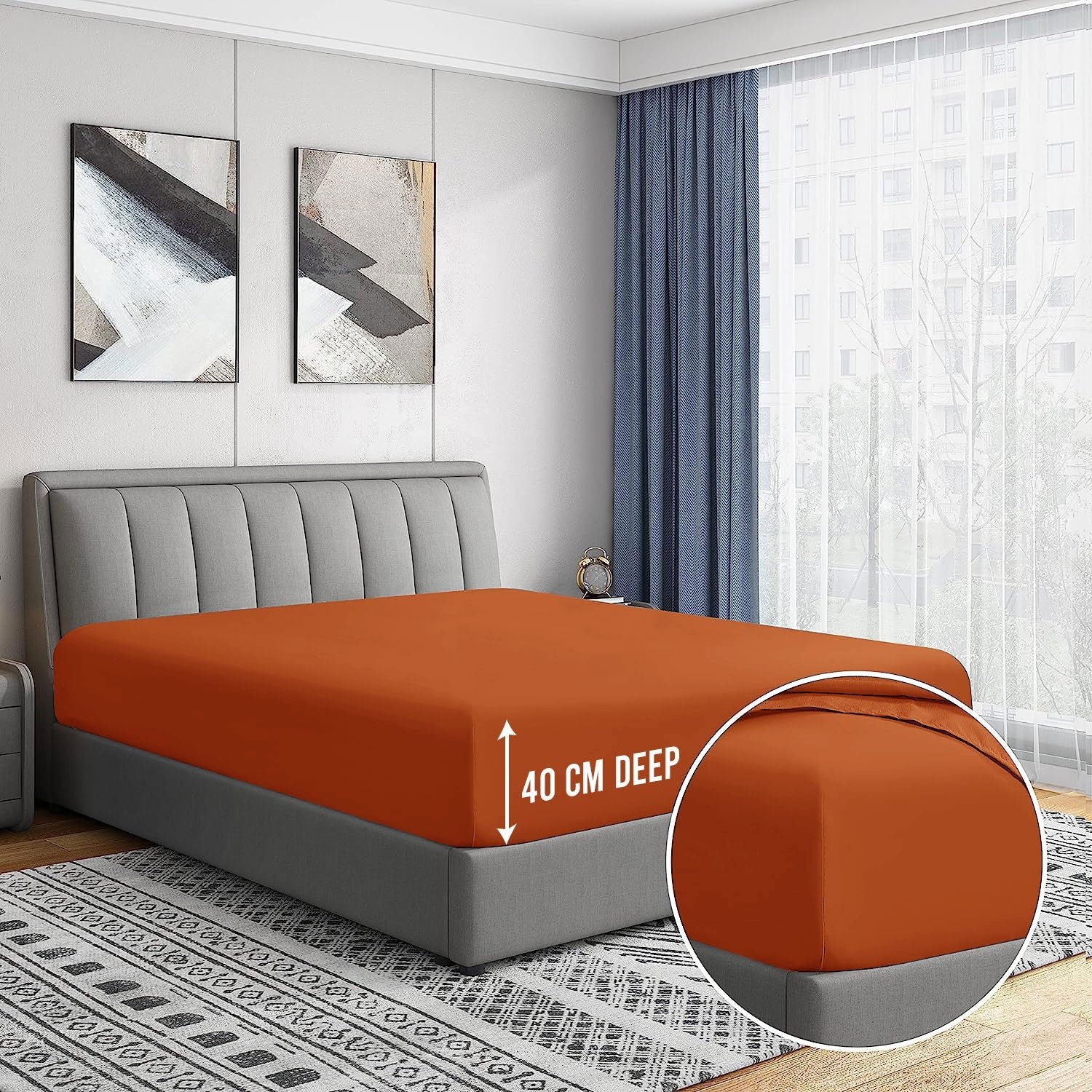 Extra Deep Fitted Sheets 30CM & 40CM - Image 63