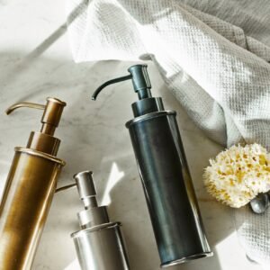 Bilton Soap Pump, Blackened Brass