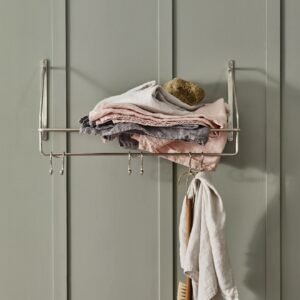 Bilton Towel Rack, Matt Nickel